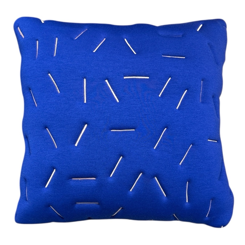 NOMESS Copenhagen Splash Memory Cushion Square Throw Accent Pillow Blue